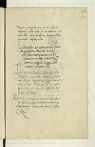 Инструкция Сигизмунда Августа В. Крыскому 1555. F. 358r