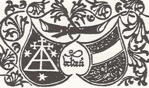 Издательский герб Й. Велденера (слева) [8, колофон]